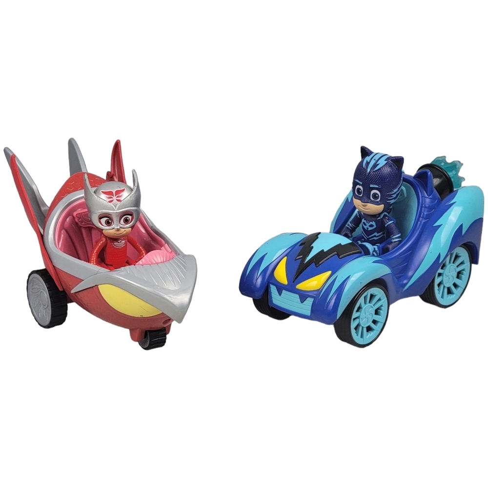 PJ Masks Catboy & Owlette Vehicles with Figures
